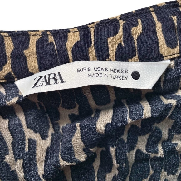 Zara Animal Print Mini Dress - Picture 8 of 16